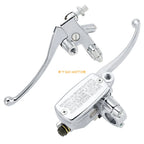 7/8" Hydraulic Brake Master Cylinder & Clutch Lever Kit for Motorcycle
