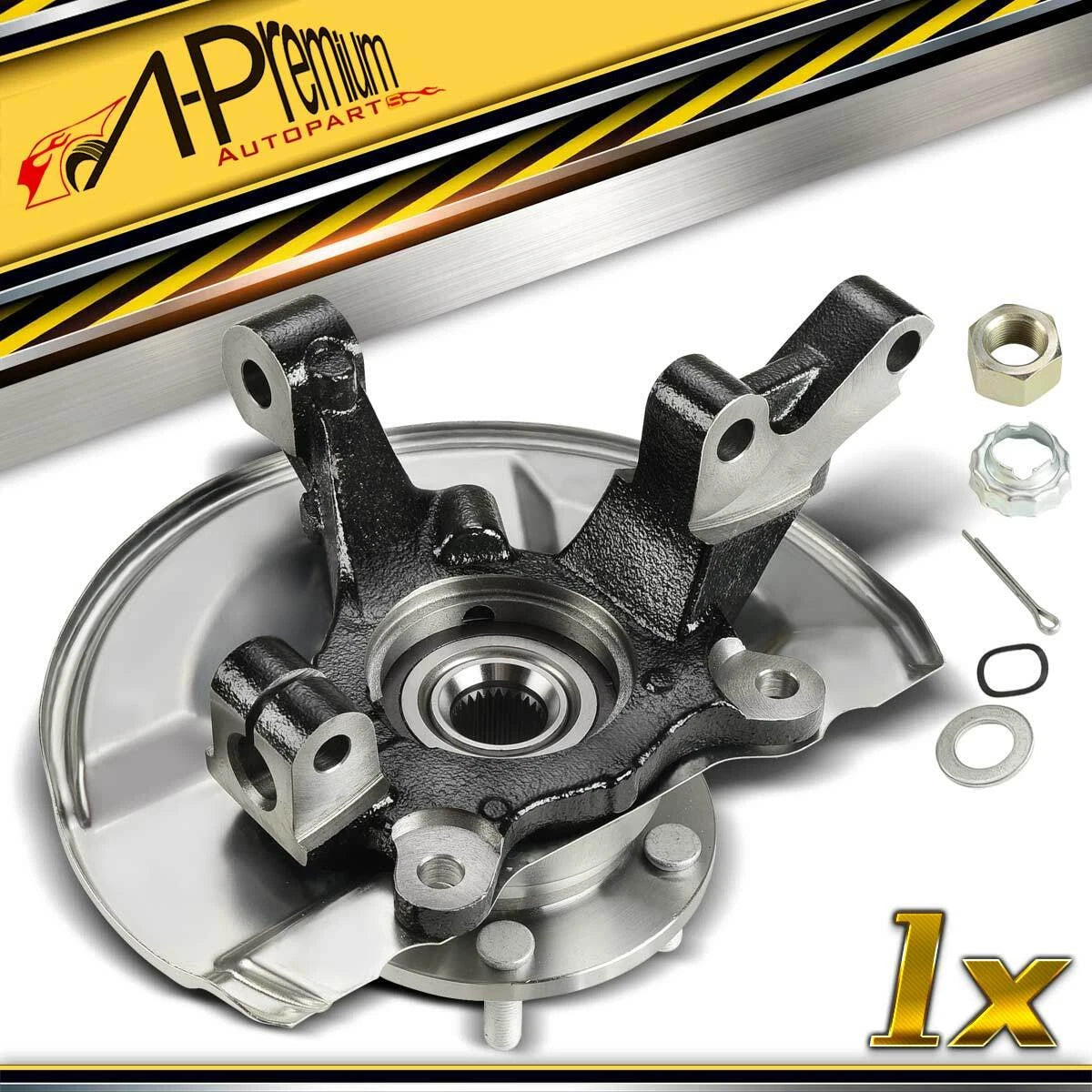 Front Left Steering Knuckle & Hub Bearing for Jeep Compass (2007–2017)