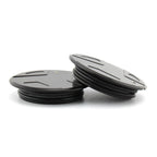 2X Black Frame Hole Caps for BMW R1200GS LC Adventure R1250GS (2013–2023)