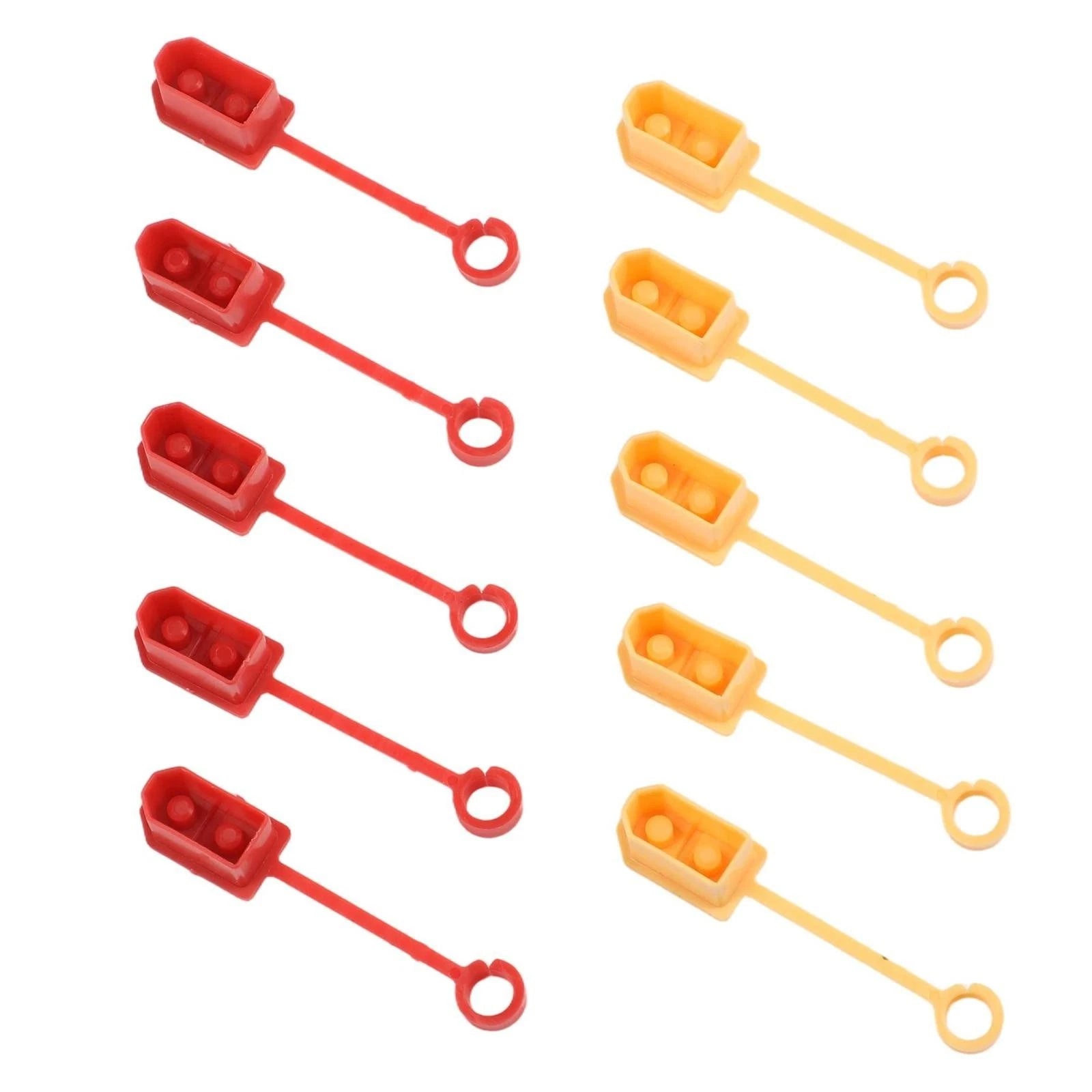 Set of 10 Insulated Protective Covers for XT60 Terminal Rubber Dust Proof