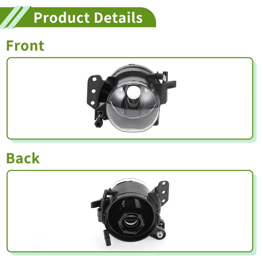 1 Pc Right Fog Light Grill for BMW 5 Series (2004–2008) No. 63176910792