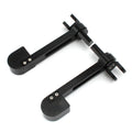 Black Stirrup Heel Foot Rest Pegs for Harley Sportster XL 883 1200 Softail FXWG