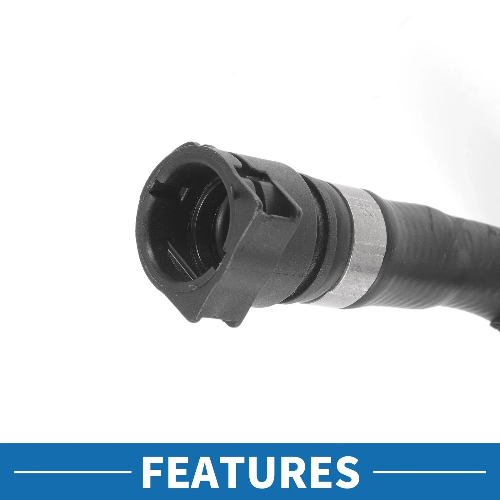 Engine Radiator Hose for BMW 228i 2.0L Rubber Black (2014 - 2016)