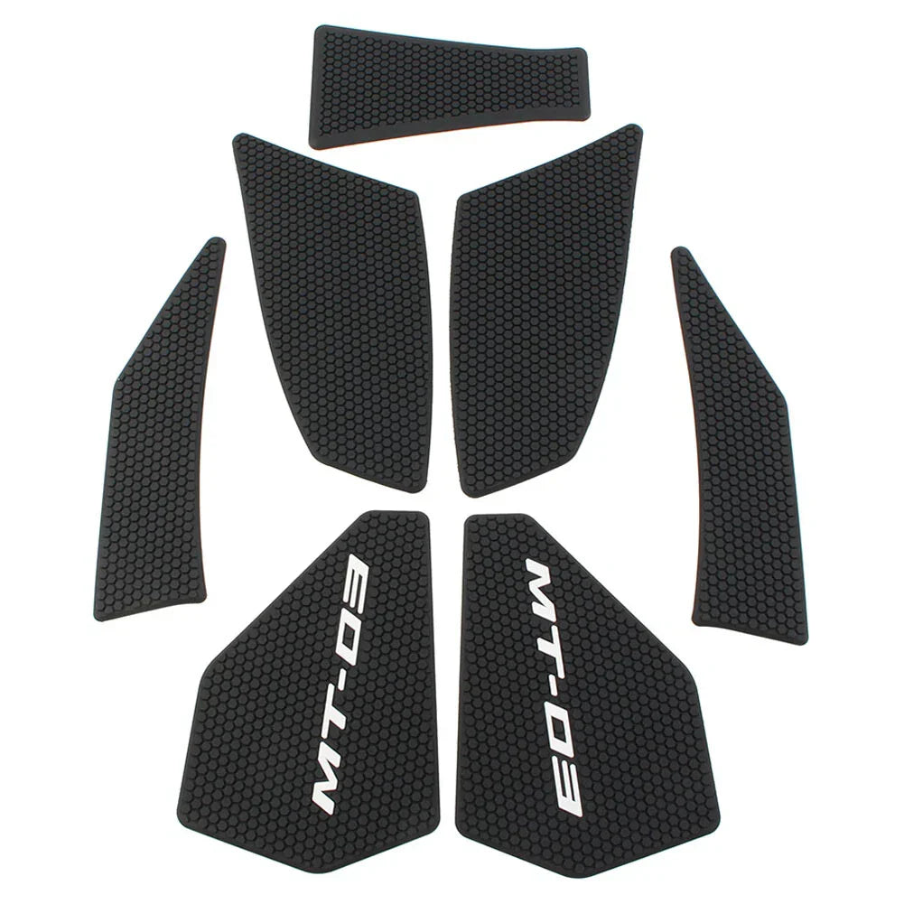 Rubber Grips Tank Side Knee Pads for Yamaha MT-03 (2021 - Present)