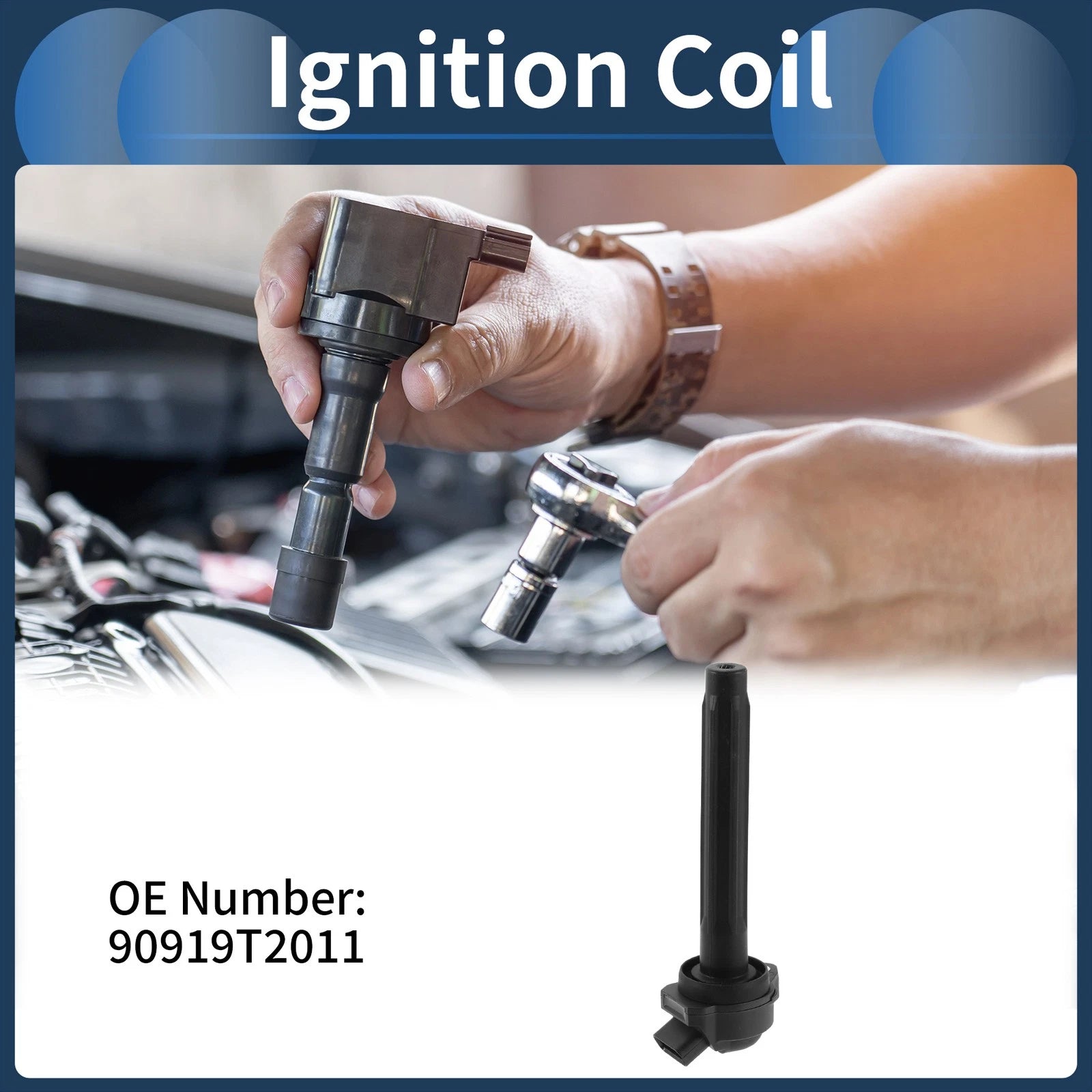 Ignition Coil Pack No. 90919T2011 for Toyota Sienna (2017–2018)