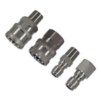 1/4" Quick Connect NPT Adapter for Pressure Washer for Stainless Steel (4pc)