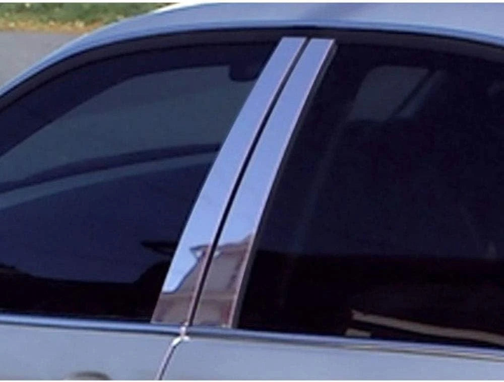 4pc. Luxury FX Chrome Pillar Post Trim for 2006-2012 BMW 3 Series