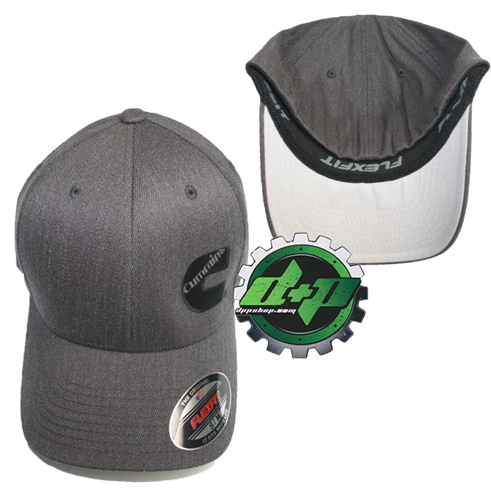 Cummins Fitted Flex Fit Ball Cap for Ram (S/M) - Dark Gray Denim