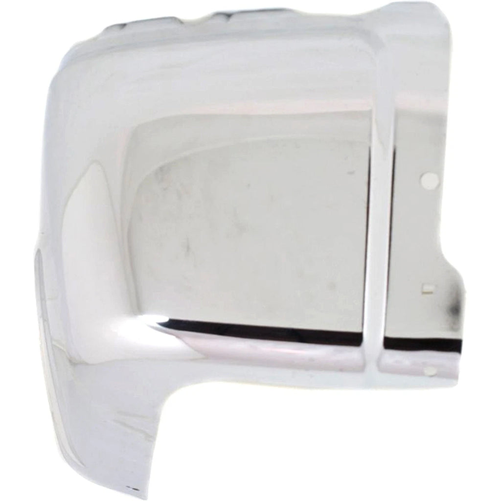 Rear Right Bumper End for Chevrolet Silverado 1500, Sierra 1500 (2007–2013) Chrome