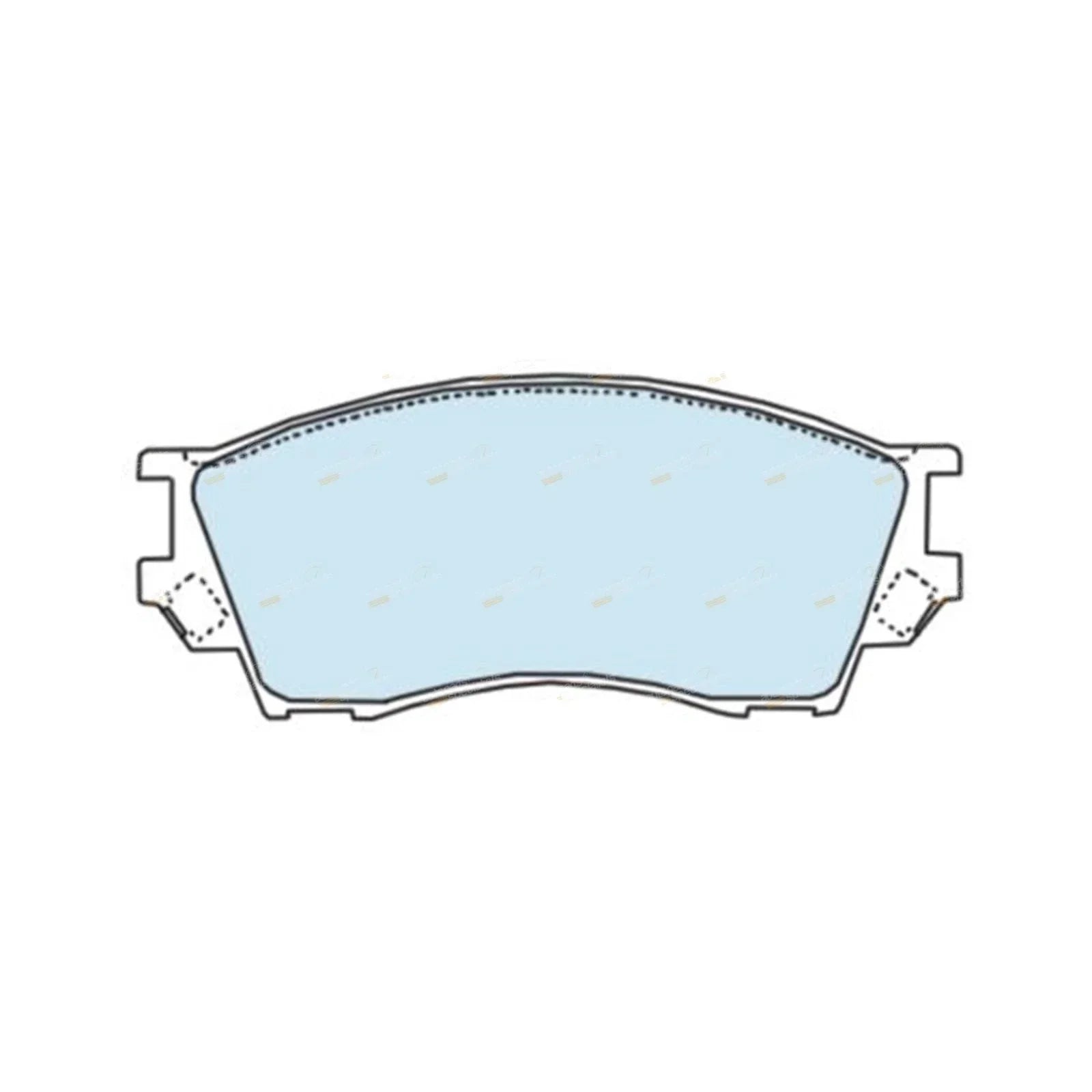4WD Front Disc Brake Pad Set for Mazda B2500 (1996-1999)