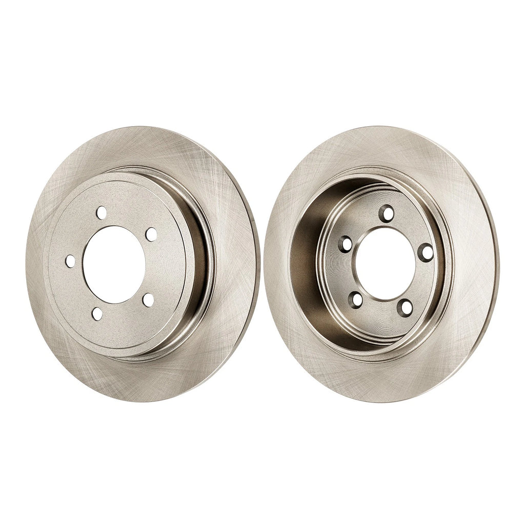 Rear Solid Rotors and Ceramic Pads Kit for Ford Explorer (2006–2010)