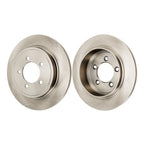 Rear Solid Rotors and Ceramic Pads Kit for Ford Explorer (2006–2010)