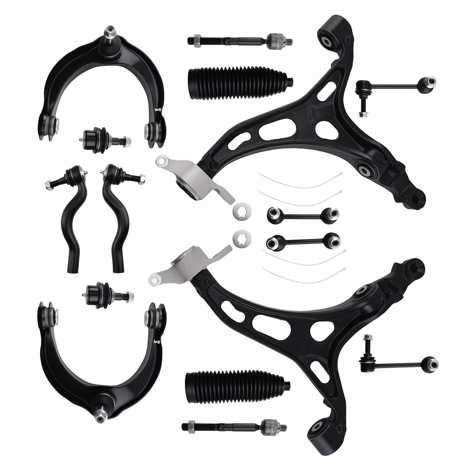16pc Front Upper Lower Control Arms for Jeep Grand Cherokee Dodge Durango (2011–2015)