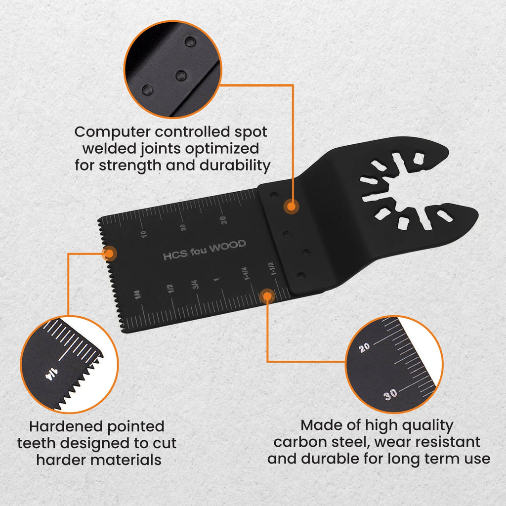 50PCS Oscillating Multi Tool Saw Blades for Universal Use (DIY)