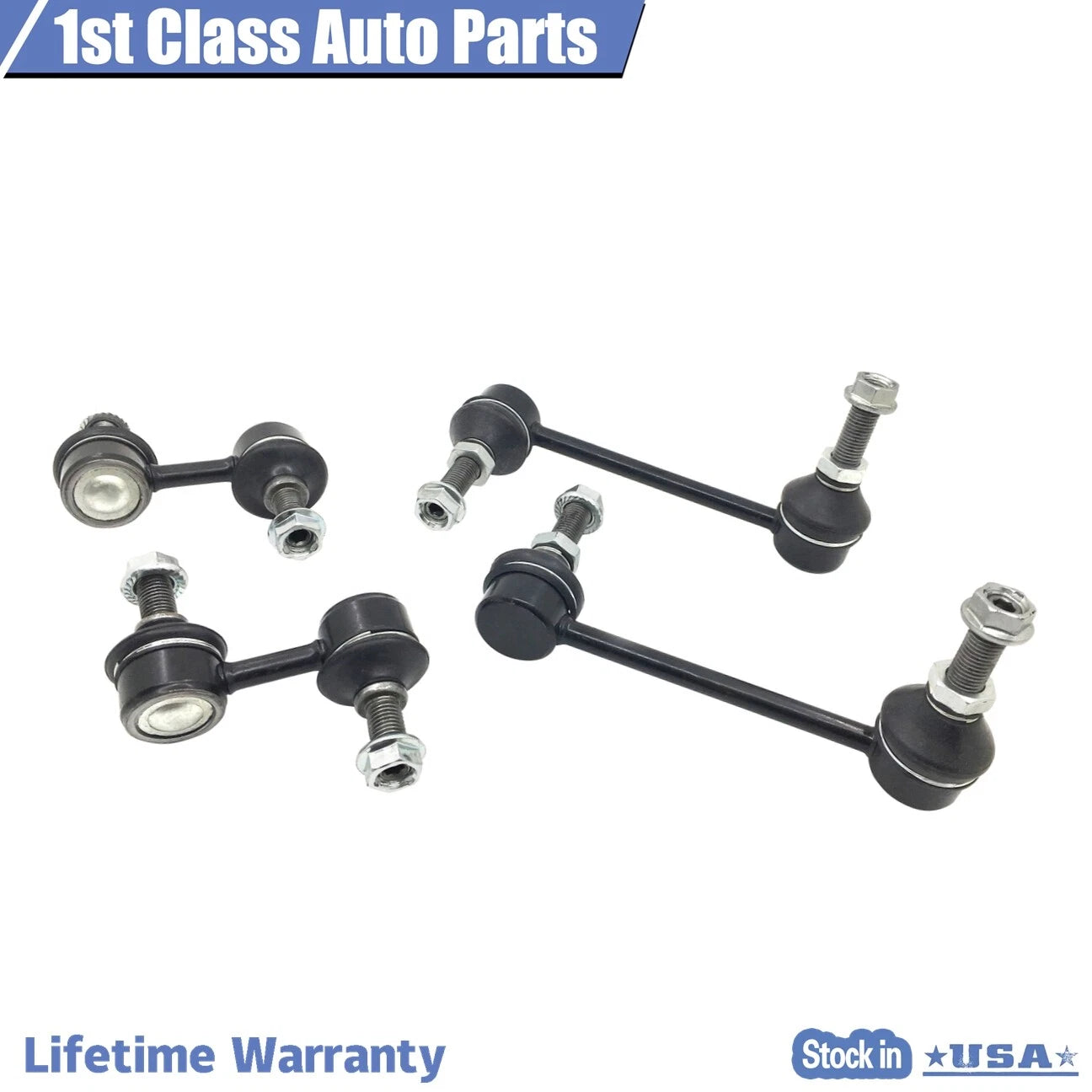 Set of 4 Front Suspension Sway Bar Links for Honda CR-V (1997–2001)