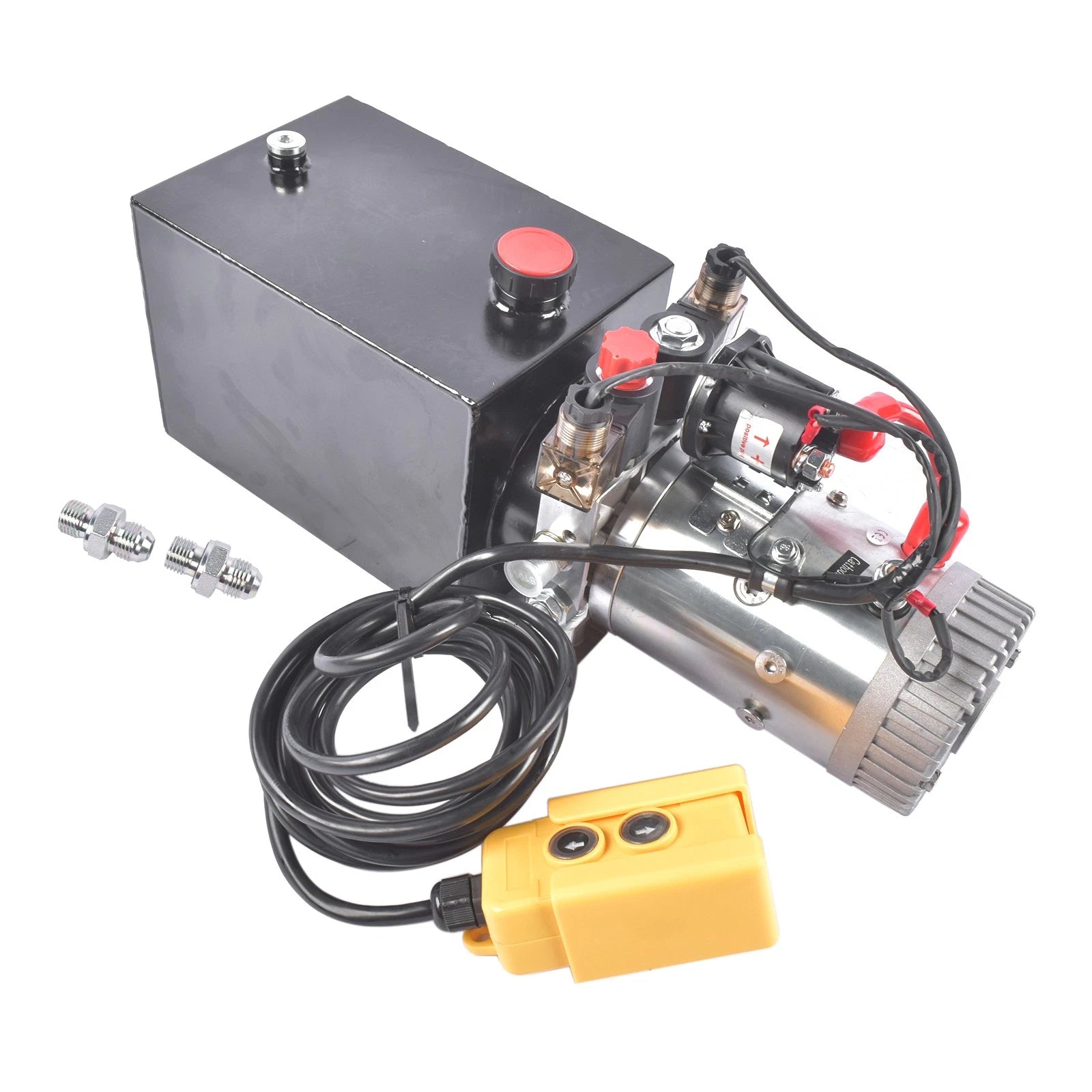 2X 12V 2.1HP Hydraulic Pump for Dump Trailer