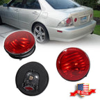 2X Red Lens Rear Trunk Tail Brake Lights for Lexus IS300 (2001–2005)