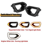 Front Upper Grille for Charger SRT Scat Pack (2015–2023) with LED Lamps