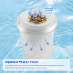 In-line Pool Leaf Catcher Canister w/Basket for Hayward W560