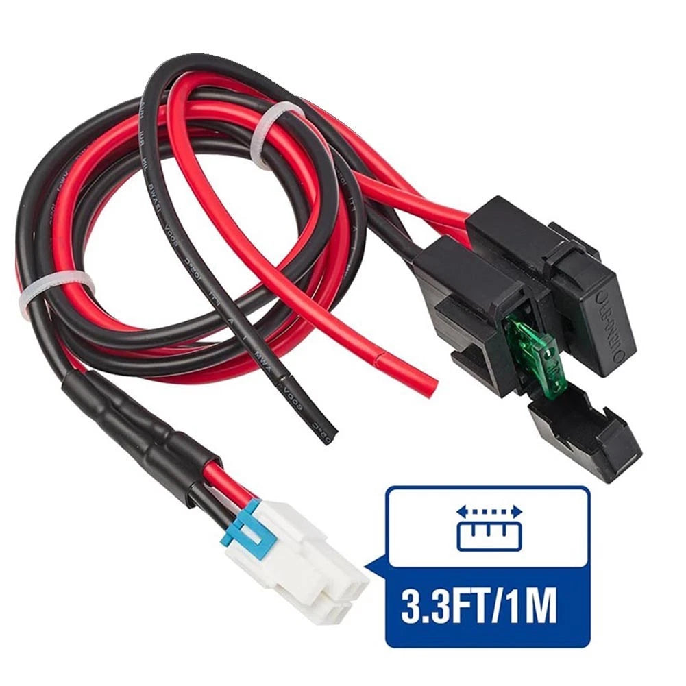Abrasion Resistant Radio Power Supply Cable for Compatible Models