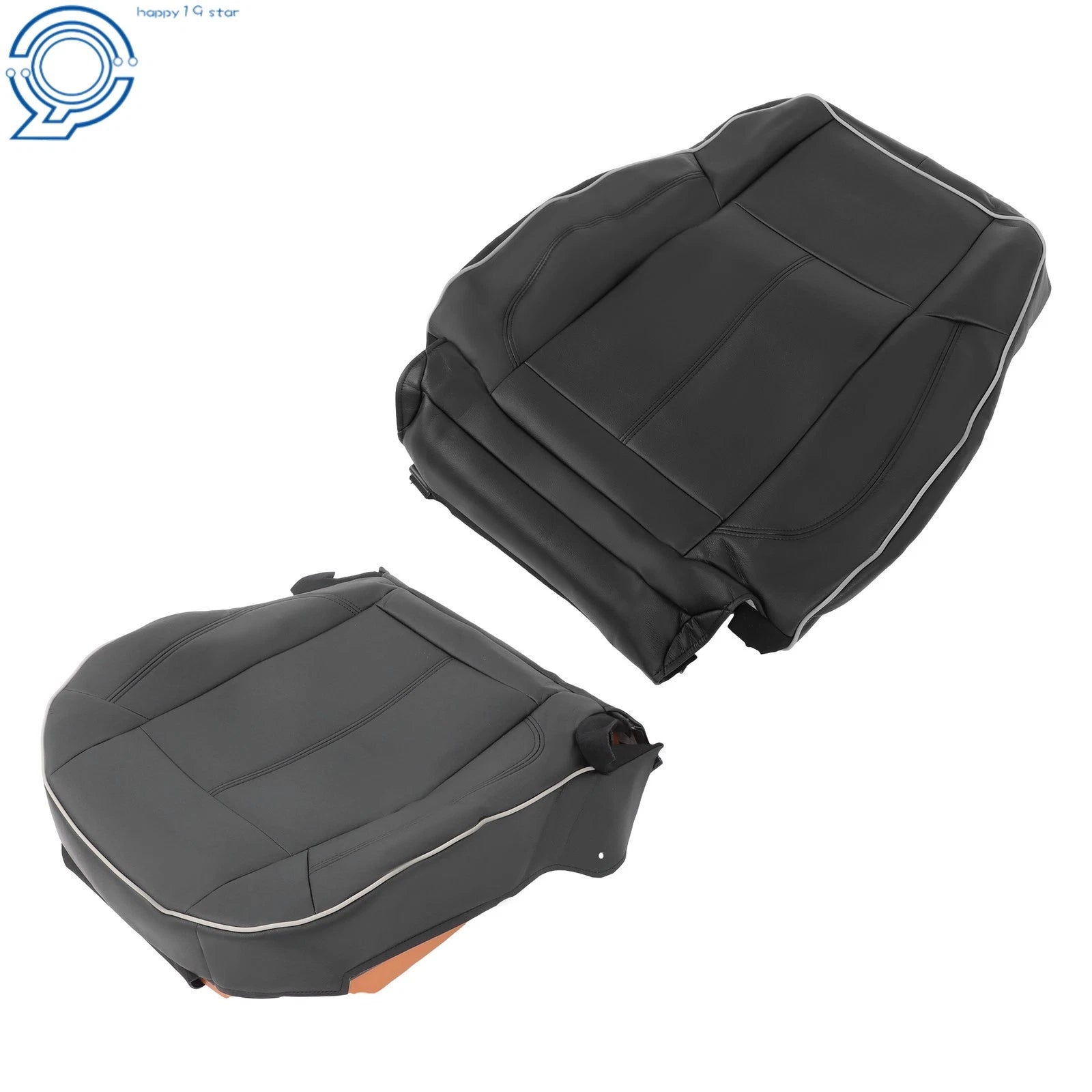 Black Leather Driver Side Seat Cover for Hummer H3 (2006-2010)