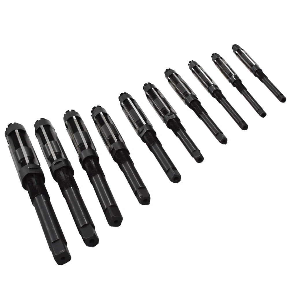 Set of 9 Adjustable Hand Reamers for Automotive Use