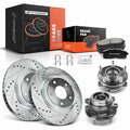 Front Drilled Brake Rotors & Pads Set for Nissan Altima