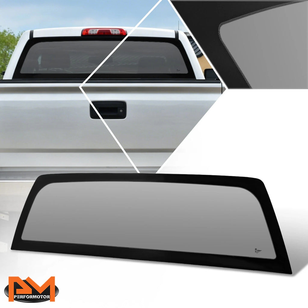Tempered Glass Rear Back Window for Chevy Silverado GMC Sierra (2014–2019)