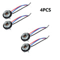 4 x 1157 LED Stop Brake Turn Light Bulb Socket Harness for Car