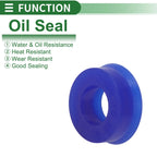 Set of 10 Oil Seal Ring 10x20x8mm for Rotary Shaft (High Pressure)