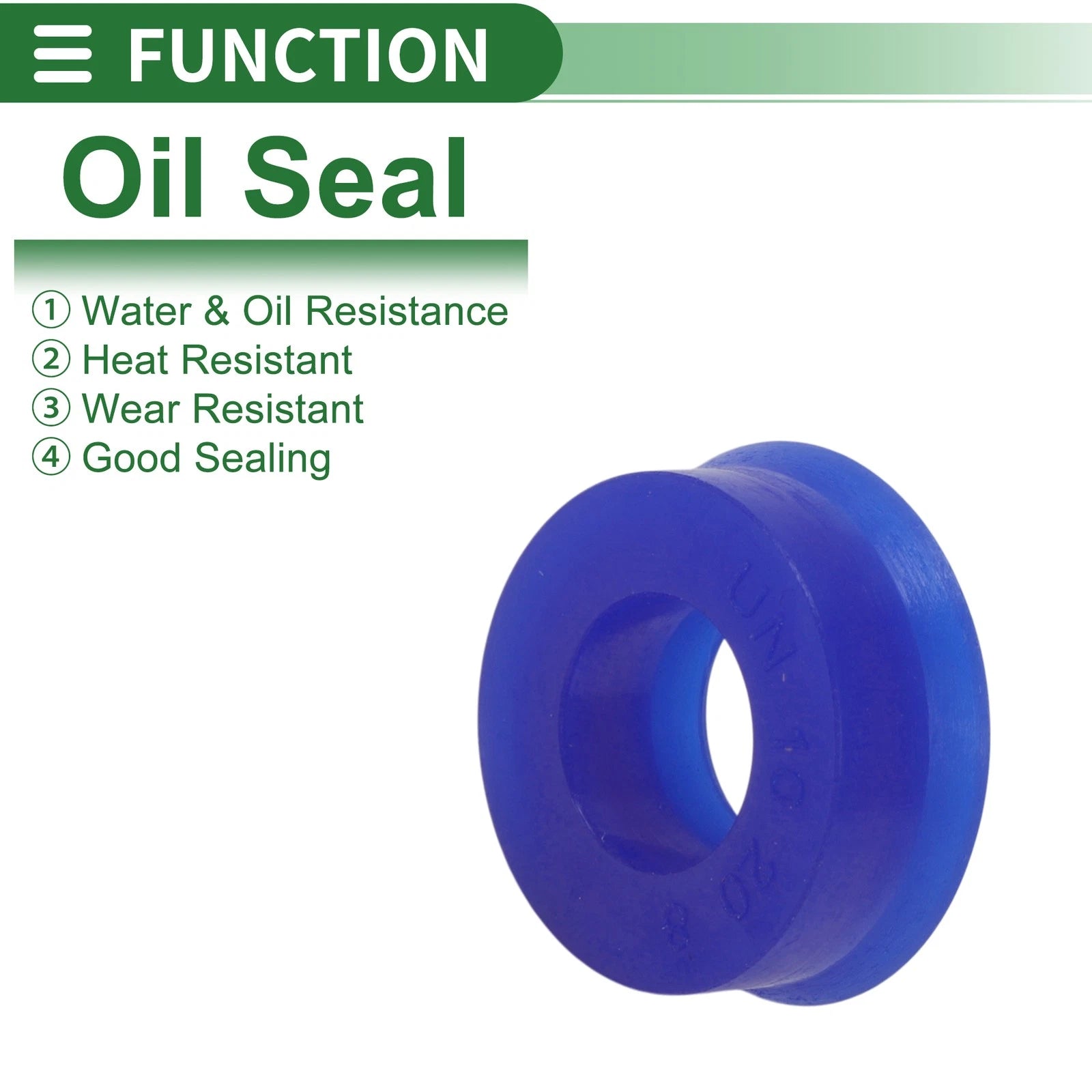 Set of 10 Oil Seal Ring 10x20x8mm for Rotary Shaft (High Pressure)