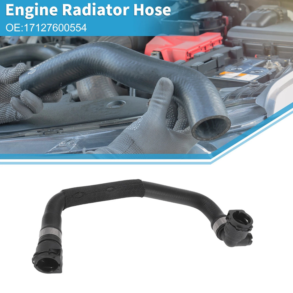 Engine Radiator Hose No. 17127600554 for BMW 228i (2014–2016) Rubber Black