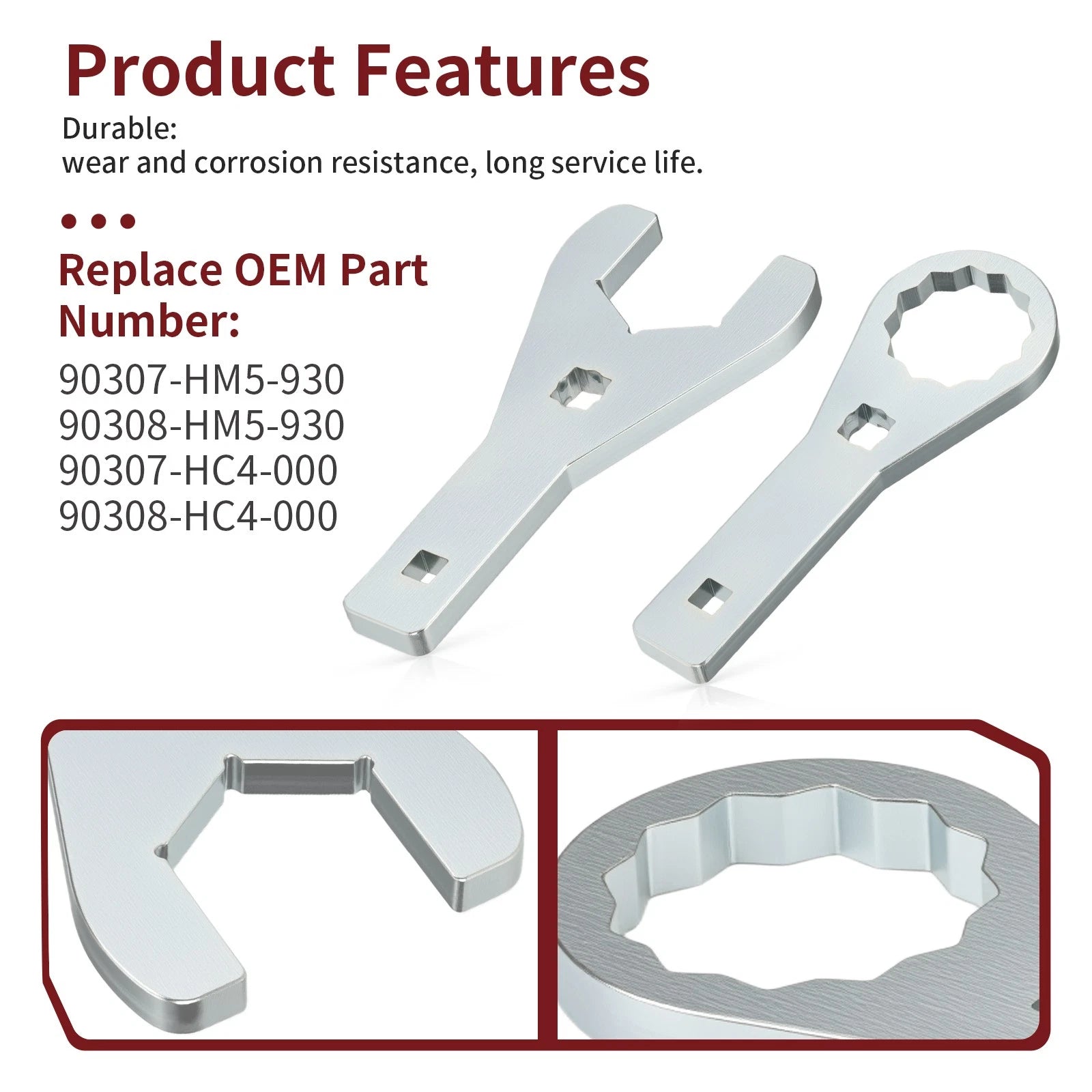 41mm Rear Axle Nut Wrench Tool for Honda FourTrax Rancher TRX250X (200-420)