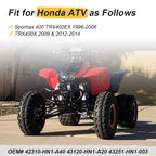Rear Axle Shaft & Rotor Hub for Honda TRX400X TRX400X 2X4 (1999–2014)