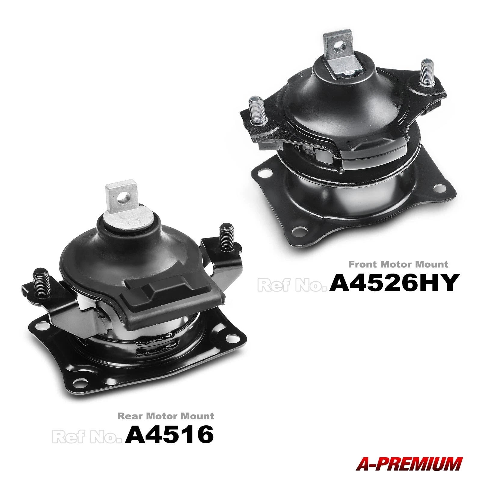 2X Front & Rear Engine Motor Mount for Acura TSX (2004–2008) Honda Accord