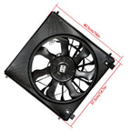 Left Side Radiator Cooling Fan with Shroud for Tesla Model S (2012–2020)