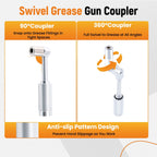 7pc Grease Gun Attachment Kit for Garage