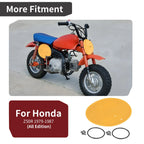 Front Number Plate with Mount Clips Kit for Honda Z50R (1979–1987)