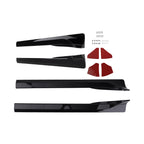 ABS Side Skirt Extension Panel for Tesla Model Y (2021–2024) Gloss Black
