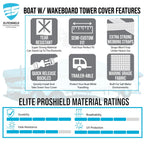 Boat Cover for Chaparral 2130 (with Wakeboard Tower)