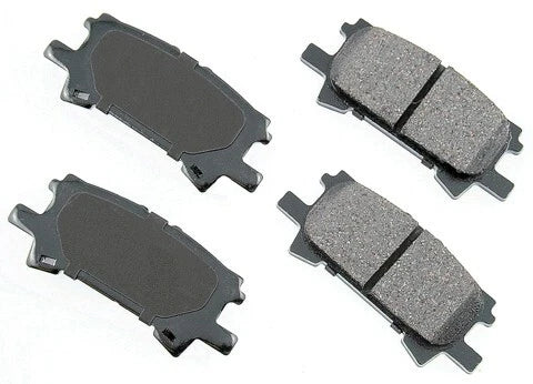 Set of 4 Akebono ProACT Rear Disc Brake Pads for (ACT996)