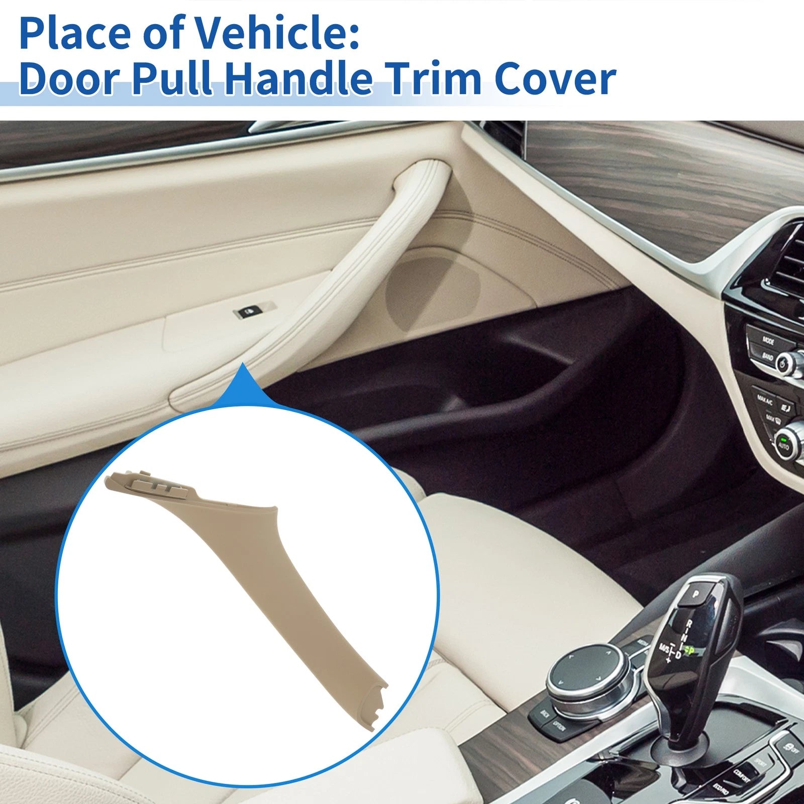 Set of 1 RHD Side Door Window Control Panel Cover for BMW 5 Series (2011–2017) No. 51417225875