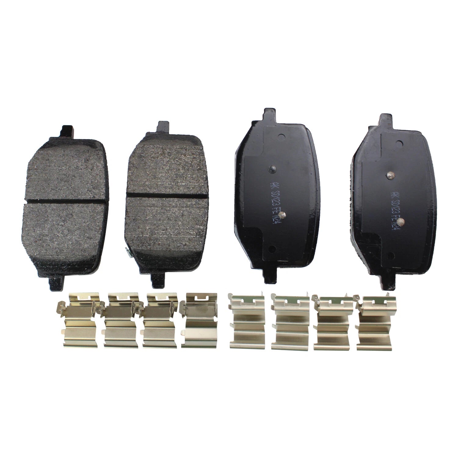 Set of 4 Akebono Severe Duty Rear Disc Brake Pads for Ford Police Interceptor Utility (2013–2019)