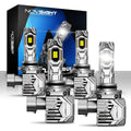 Set of 4 NOVSIGHT 9005 HB3 + H11 LED Headlight Bulbs 6500K for Vehicles