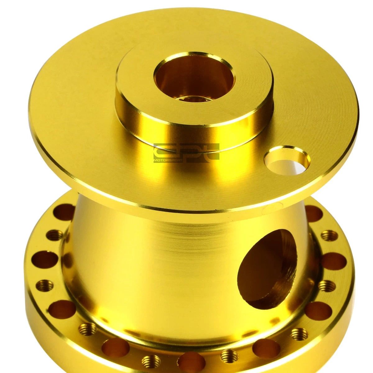 Gold Aluminum Steering Wheel 6-Hole Hub Adaptor for 240SX 300ZX Sentra Maxima