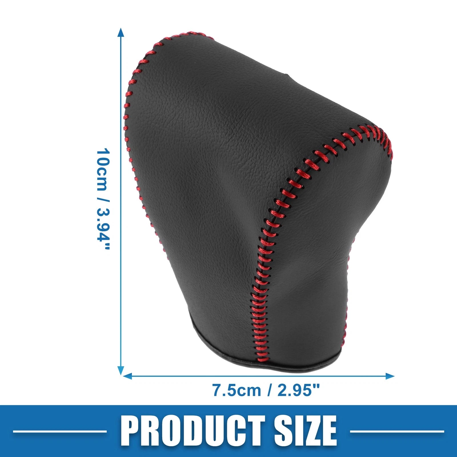 Gear Shifting Knob Cover for Hyundai Tucson (2006–2013) Black Red