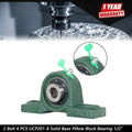 Set of 4 Solid Base Pillow Block Bearings for Make Model