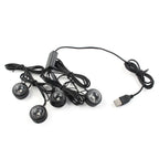 Colorful USB Ambient Foot Lamp for Car Interior Lighting