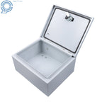 Weatherproof Steel Enclosure Box for NEMA 4X IP66 (12x10x6")