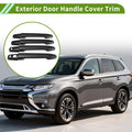 Exterior Door Handle Cover Trim for Nissan Sentra Sedan (2020–2022) Carbon Fiber Black